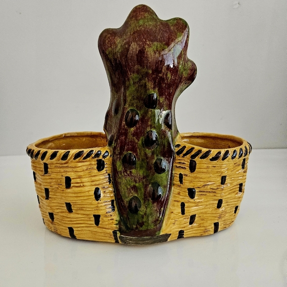 VTG 70's Ceramic Frog Planter - Picture 3 of 9